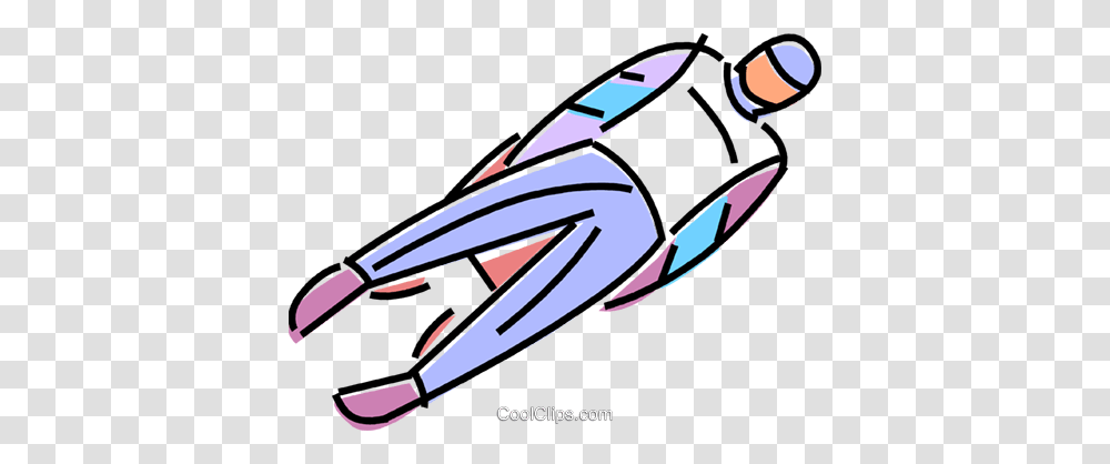 Luge Royalty Free Vector Clip Art Illustration, Aircraft, Vehicle, Transportation, Airplane Transparent Png