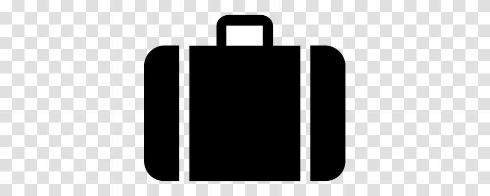 Luggage Silhouette, Gray, Apparel Transparent Png