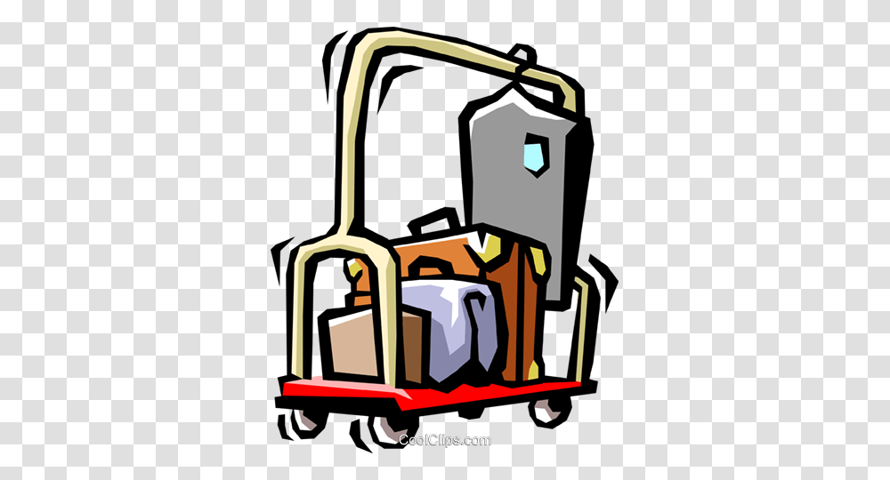 Luggage Clipart Luggage Cart, Transportation, Vehicle, Lawn Mower, Tool Transparent Png