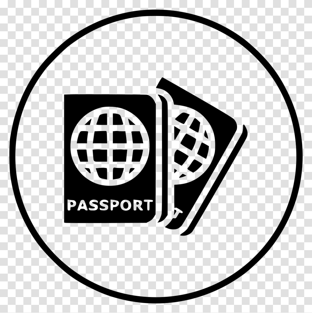 Luggage Passport Travel Visa Identity Tourism Document Passport Visa Icon, Label, Logo Transparent Png