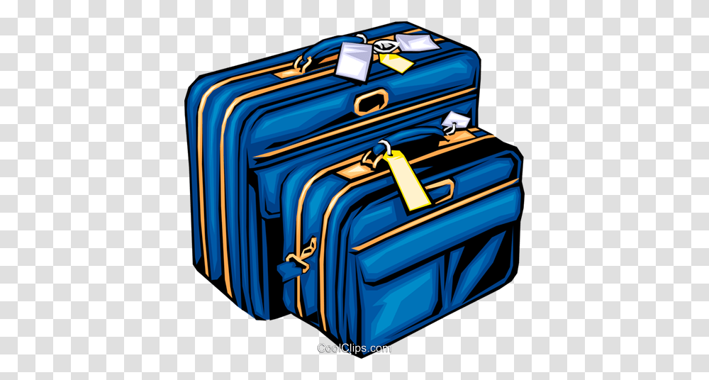 Luggage Royalty Free Vector Clip Art Illustration, Suitcase, Mailbox, Letterbox Transparent Png