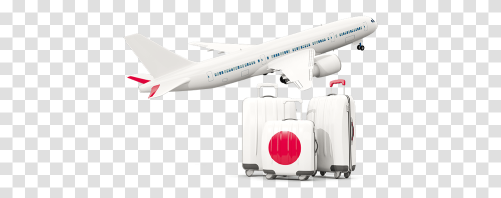 Luggage With Airplane Airplane Israel, Aircraft, Vehicle, Transportation, Airliner Transparent Png