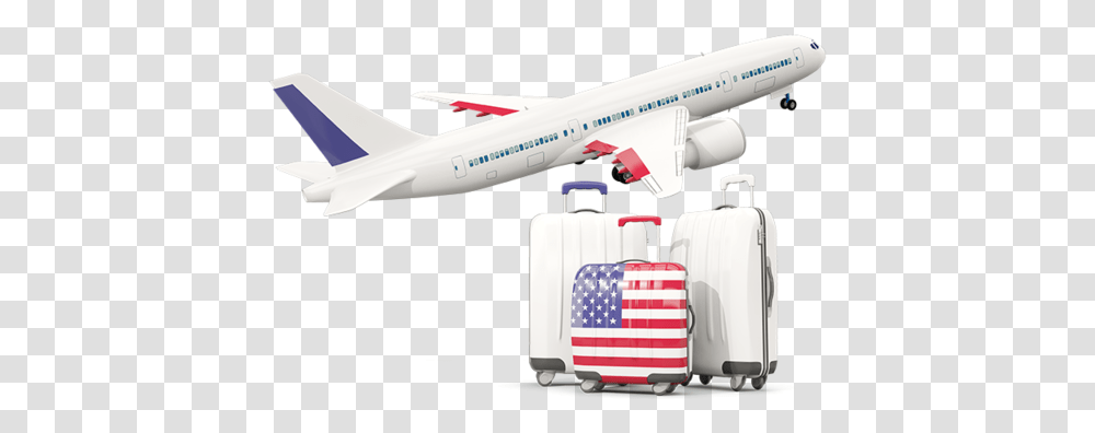 Luggage With Airplane Italy Airplane, Aircraft, Vehicle, Transportation, Airliner Transparent Png