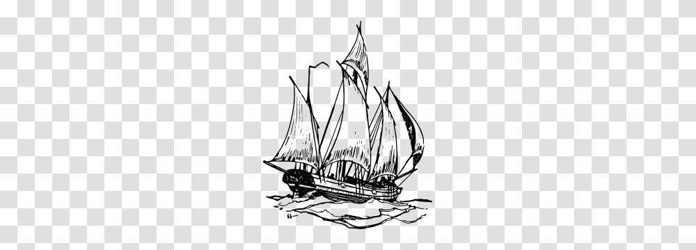 Lugger Ship Clip Art, Vehicle, Transportation, Boat, Watercraft Transparent Png