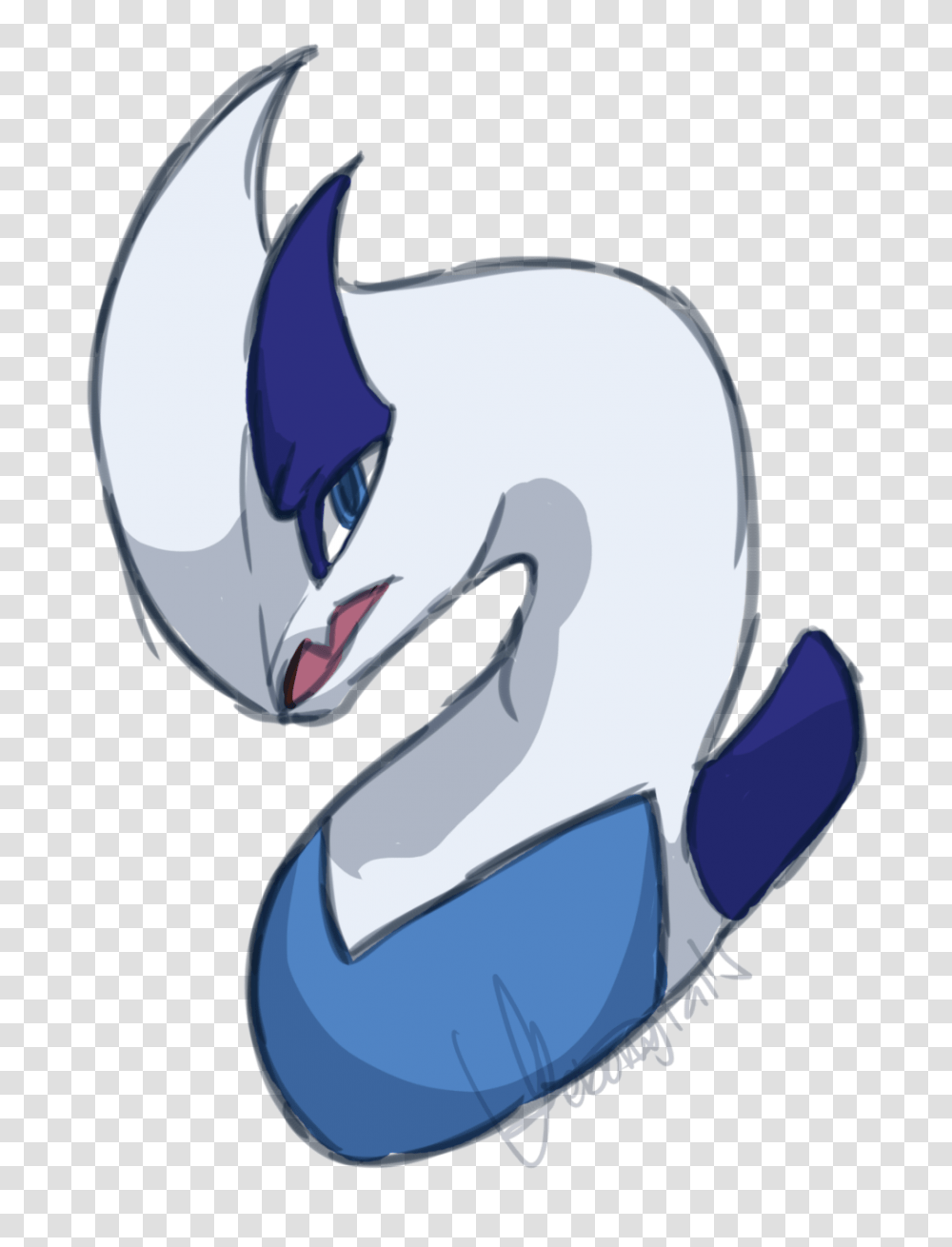 Lugia, Dragon, Animal, Bird Transparent Png