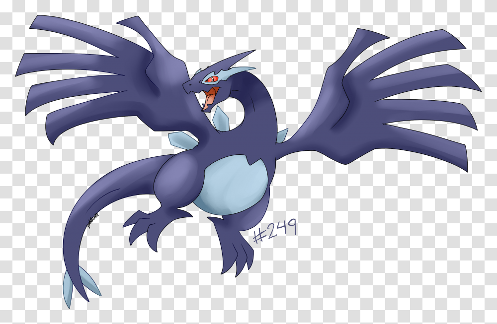 Lugia, Dragon, Animal, Bird, Eagle Transparent Png