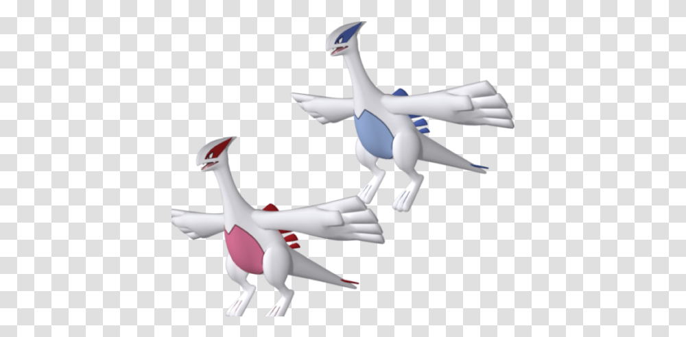Lugia Pokemon Character Free 3d Model Arctic Tern, Animal, Bird, Flying, Statue Transparent Png