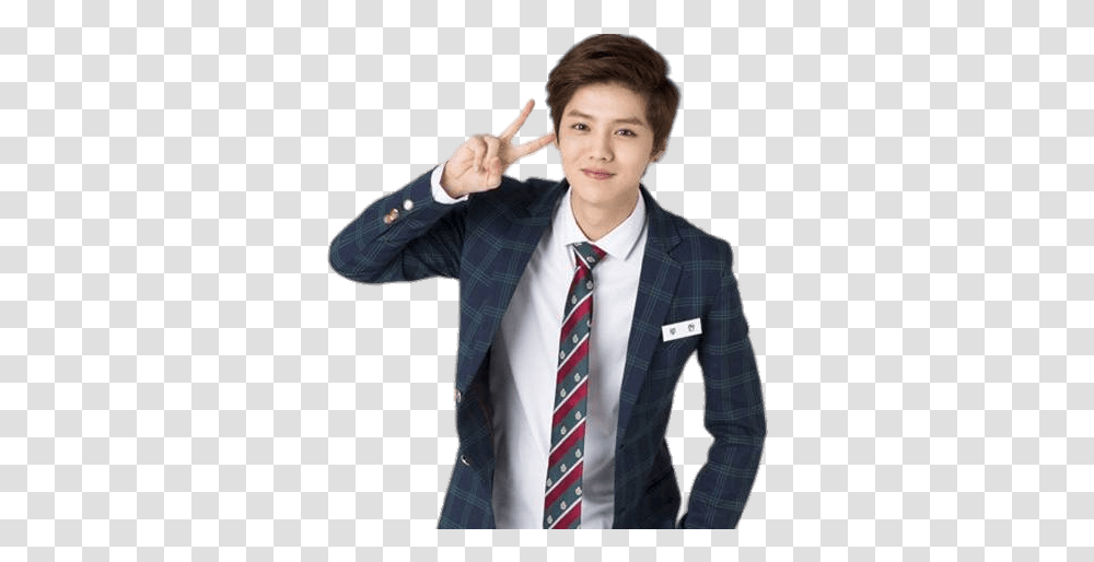 Luhan, Tie, Accessories, Apparel Transparent Png