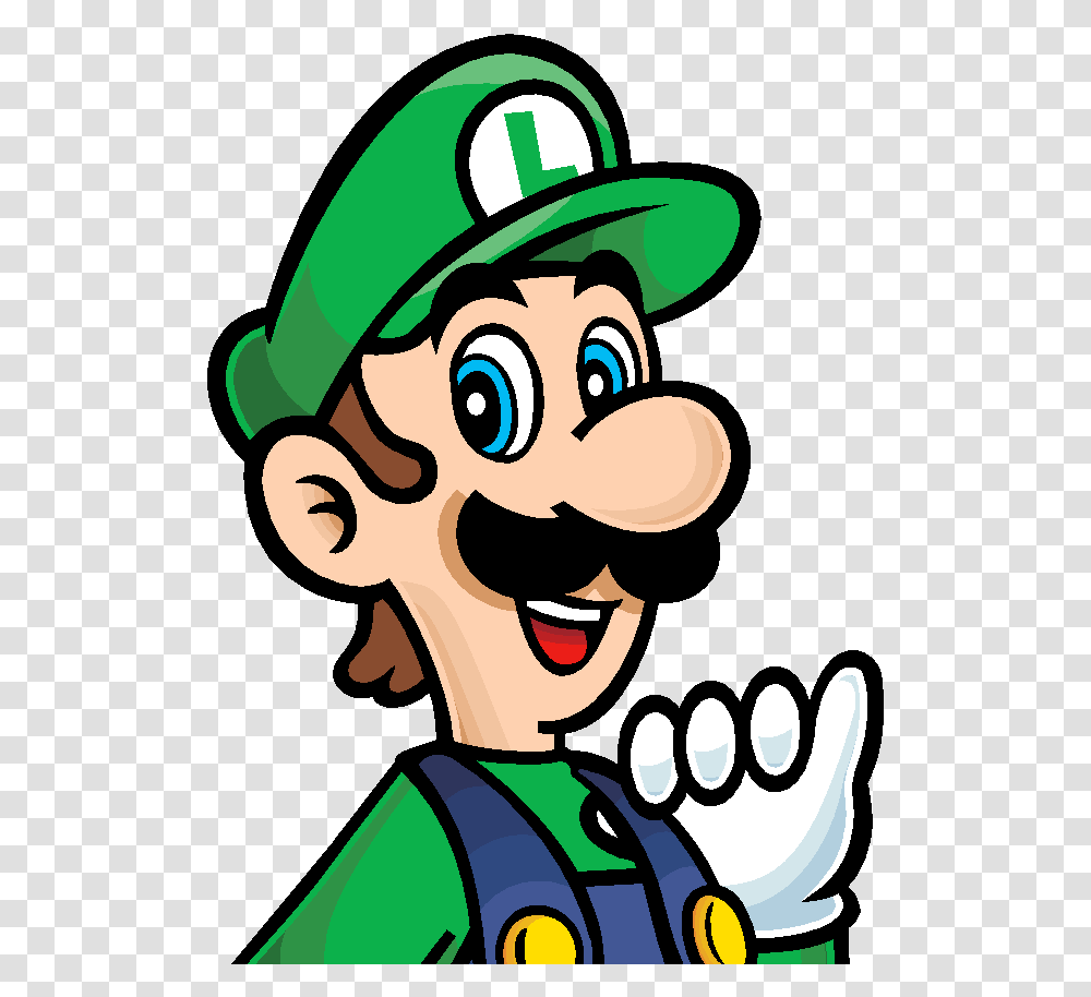 Luigi Face Super Mario Luigi Coloring Page, Elf, Poster Transparent Png