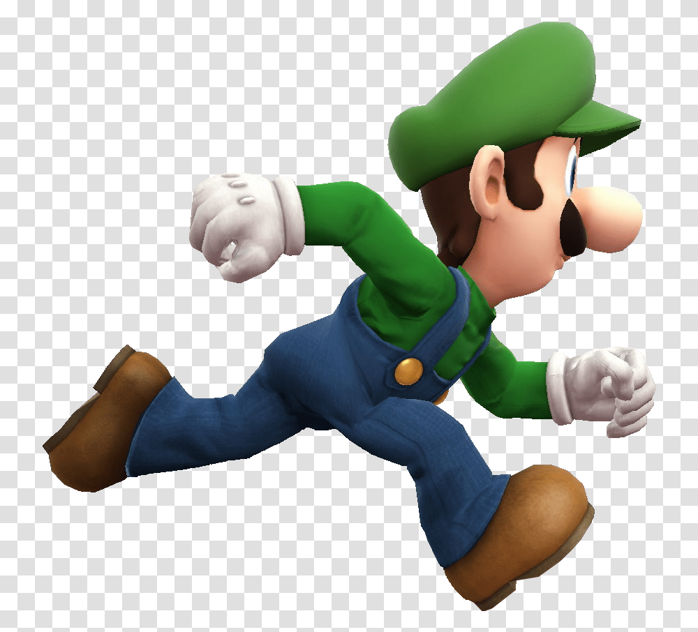 Luigi Gif Luigi Running, Person, Human, Super Mario, Elf Transparent Png