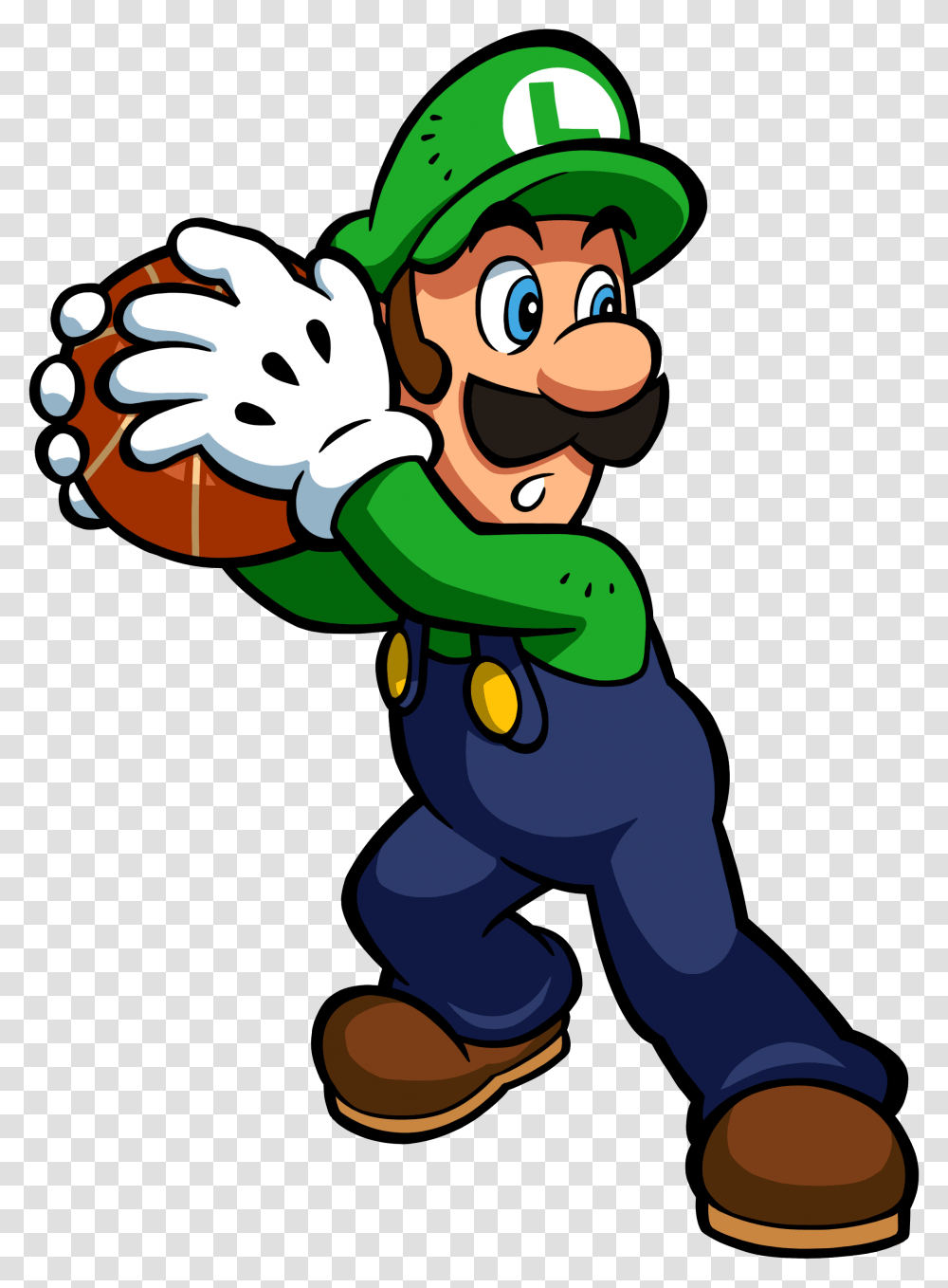 Luigi Hoops Mario Hoops 3 On 3 Luigi, Super Mario, Elf Transparent Png