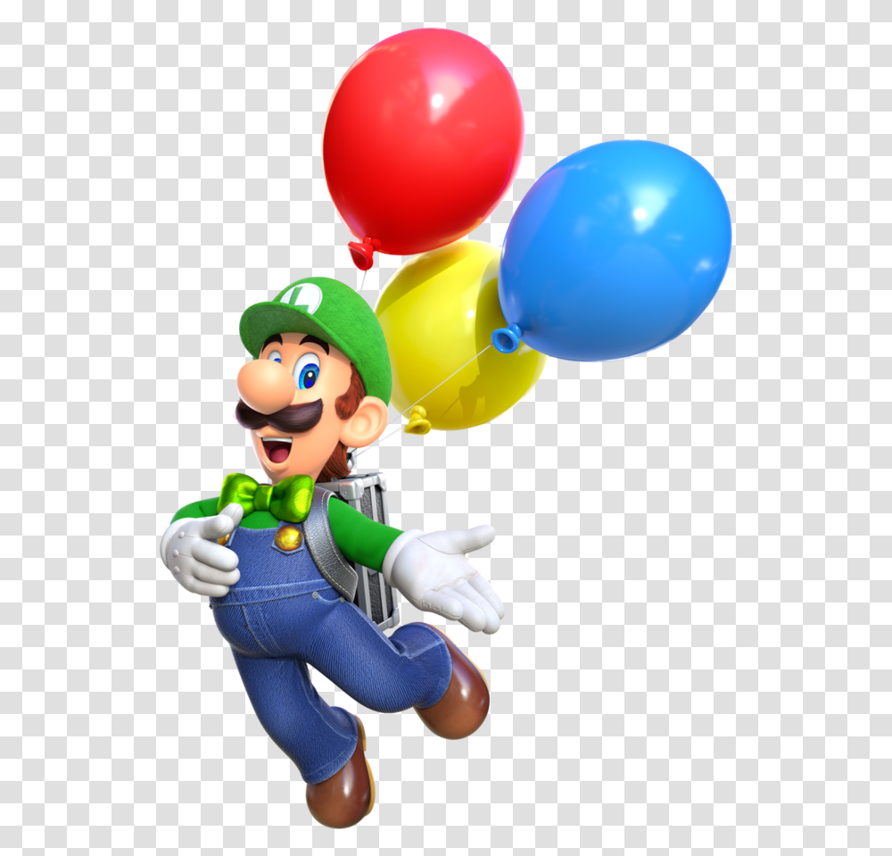 Luigi Is Awesome Luigi, Person, Human, Balloon, Super Mario Transparent Png