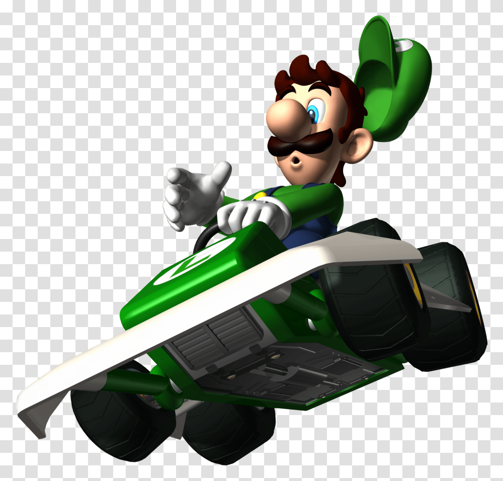 Luigi Mario Kart Ds, Toy, Vehicle, Transportation Transparent Png