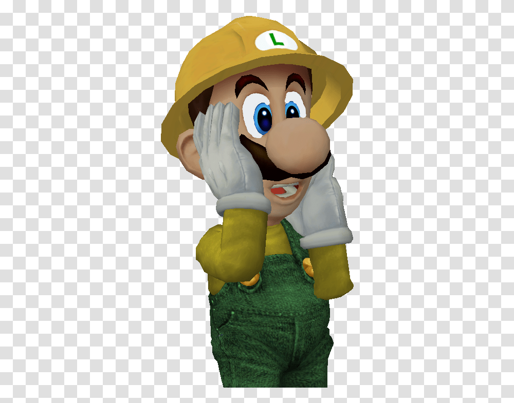 Luigi Mario Maker Render, Super Mario, Toy, Apparel Transparent Png