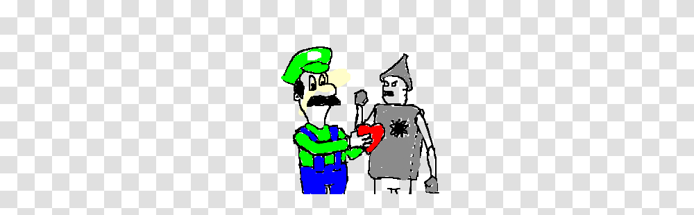 Luigi Rips Out Tin Heart, Poster, Jigsaw Puzzle Transparent Png