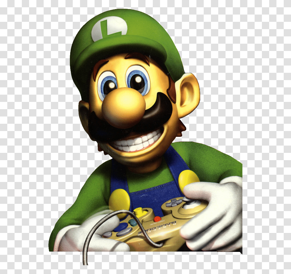 Luigi Smiling, Figurine, Person, Human, Scissors Transparent Png