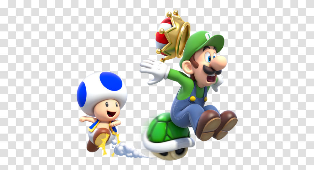 Luigi Toad Crown Artwork Super Mario 3d World Crown Transparent Png