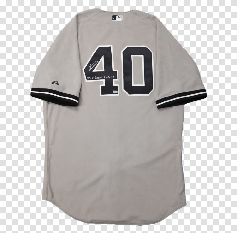 Luis Severino Autographed Ny Yankees Baseball Uniform, Apparel, Shirt, Jersey Transparent Png