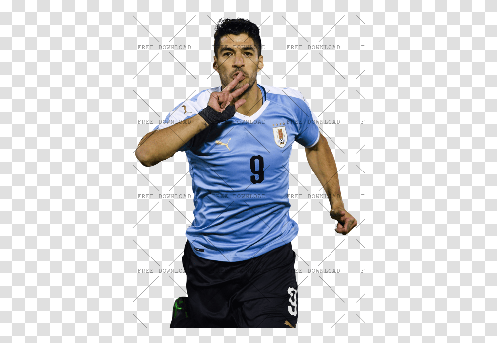 Luis Surez Uruguay Team 2019 Ecuador, Person, Sphere, People Transparent Png