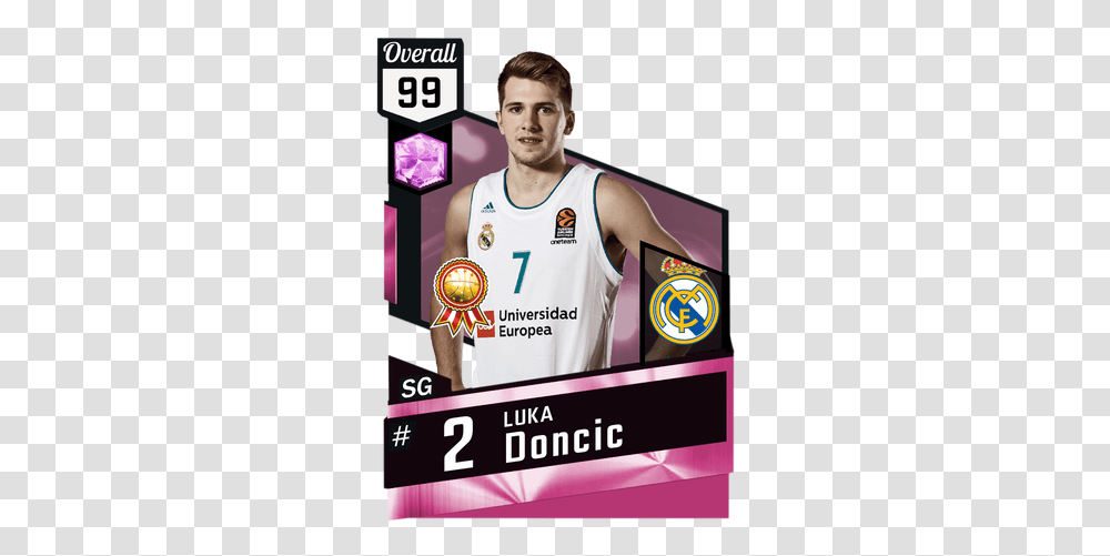 Luka Doncic Devin Booker 99 Overall, Person, Crowd, Text, Press Conference Transparent Png