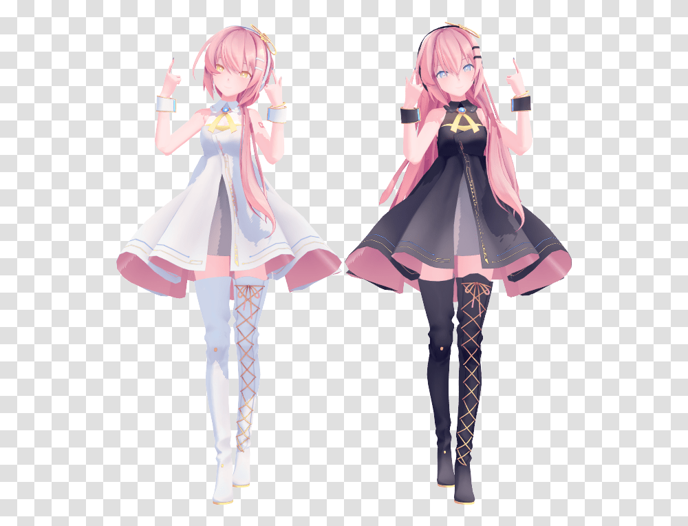 Luka Mmd Model, Costume, Female, Person Transparent Png