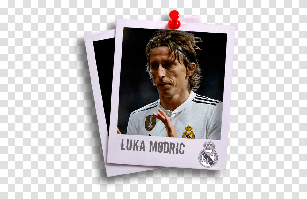 Luka Modric Moldura De Retrato, Person, Advertisement, Poster Transparent Png