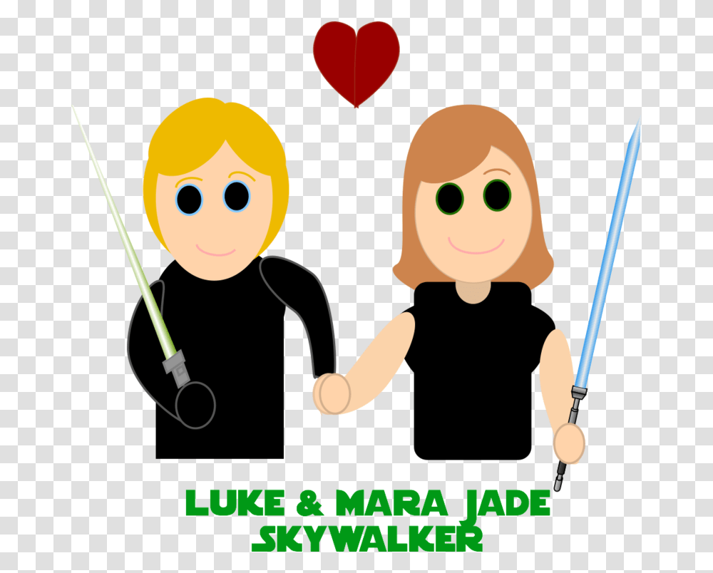 Luke And Mara Jade Skywalker, Knitting, Label Transparent Png
