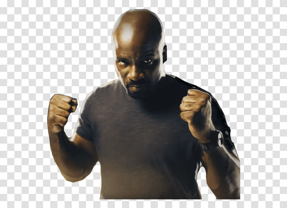 Luke Cage Mike Colter Srie Netflix World Luke Cage, Person, Human, Hand, Finger Transparent Png