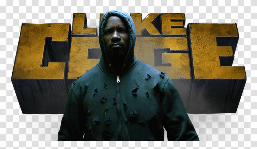 Luke Cage Wallpaper 4k, Person, Word, Sweatshirt Transparent Png