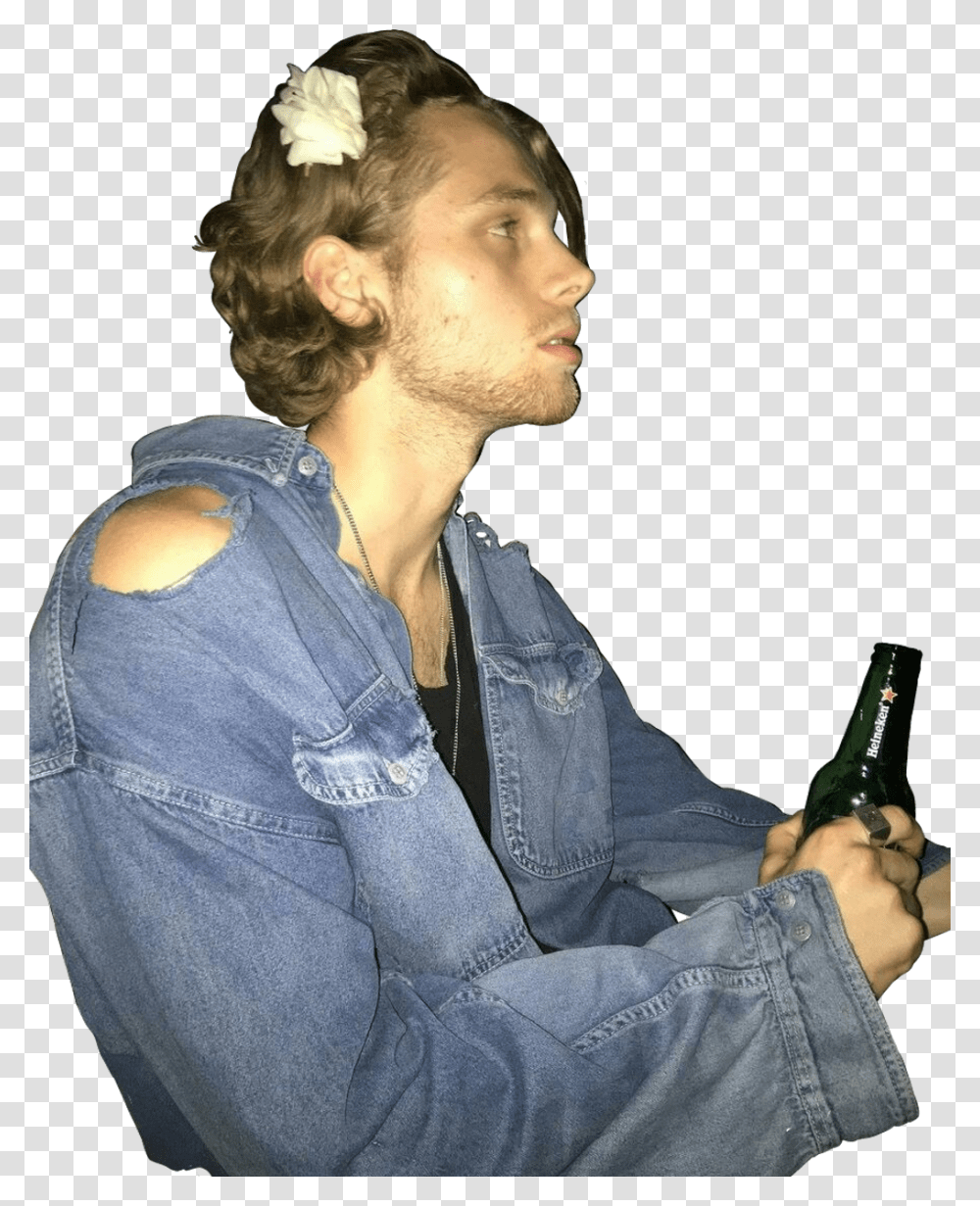 Luke Hemmings Long Hair Download Luke Hemmings 2018 Cute, Apparel, Person, Human Transparent Png
