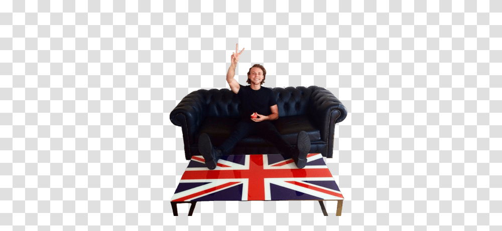 Luke Hemmings Tumblr, Furniture, Couch, Chair, Person Transparent Png
