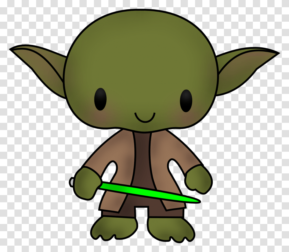 Luke Skywalker Clipart Cute, Toy, Plush, Green, Plant Transparent Png