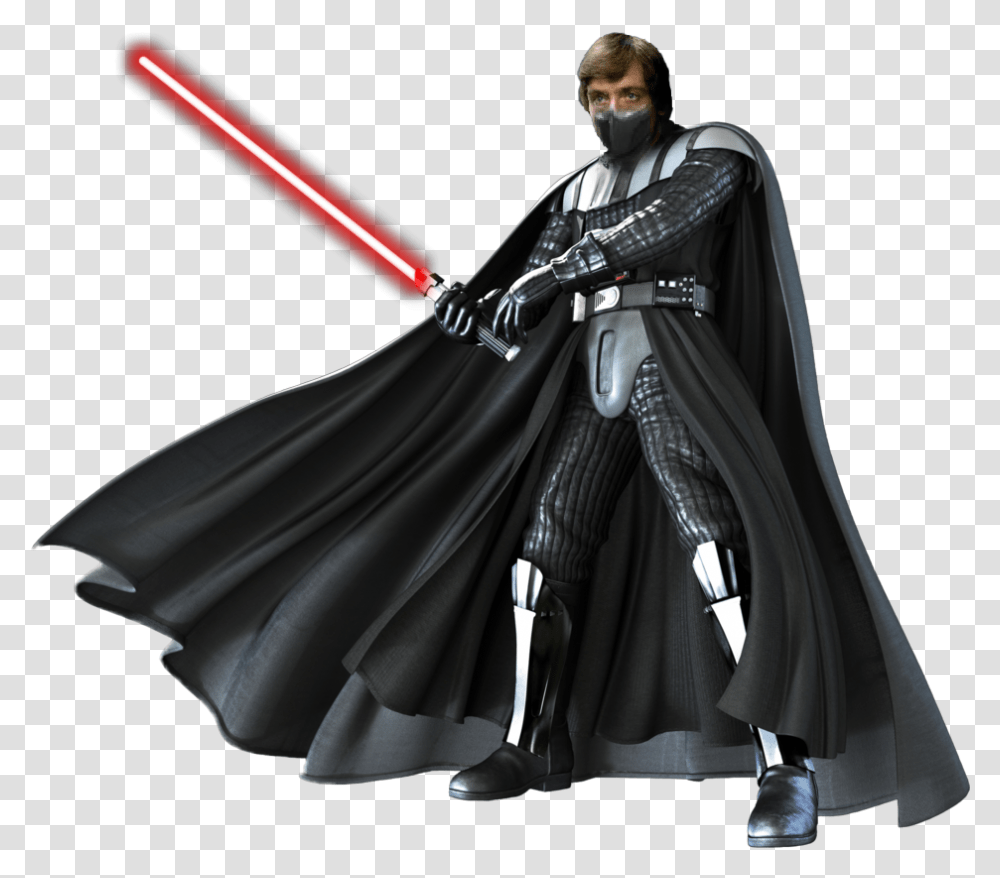 Luke Skywalker Lord Concept Darth Vader, Duel, Costume, Person Transparent Png