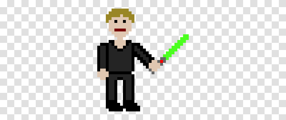 Luke Skywalker Pixel Art Maker, Face, Hand, Arrow Transparent Png