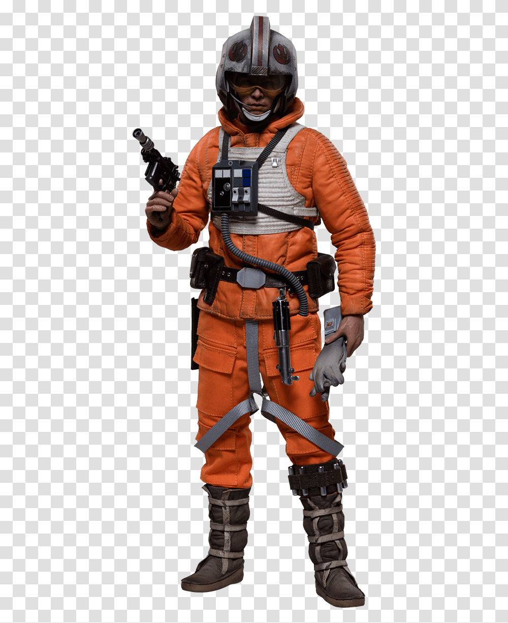 Luke Skywalker Star Wars Snowspeeder Pilot, Person, Human, Helmet, Clothing Transparent Png