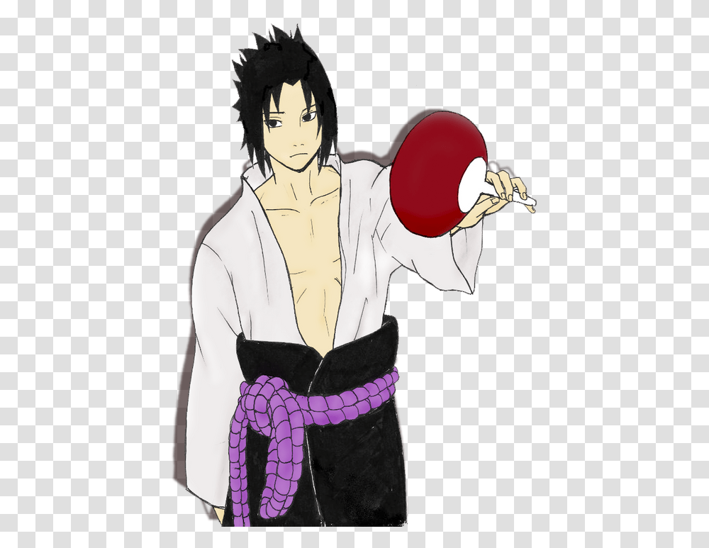 Lukisan Naruto Amp Sasuke, Person, Robe, Fashion Transparent Png