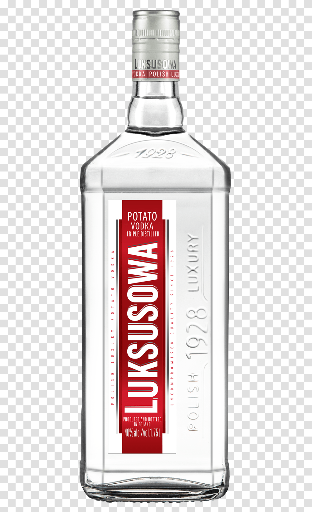 Luks Vodka, Bottle, Cosmetics, Beverage, Drink Transparent Png