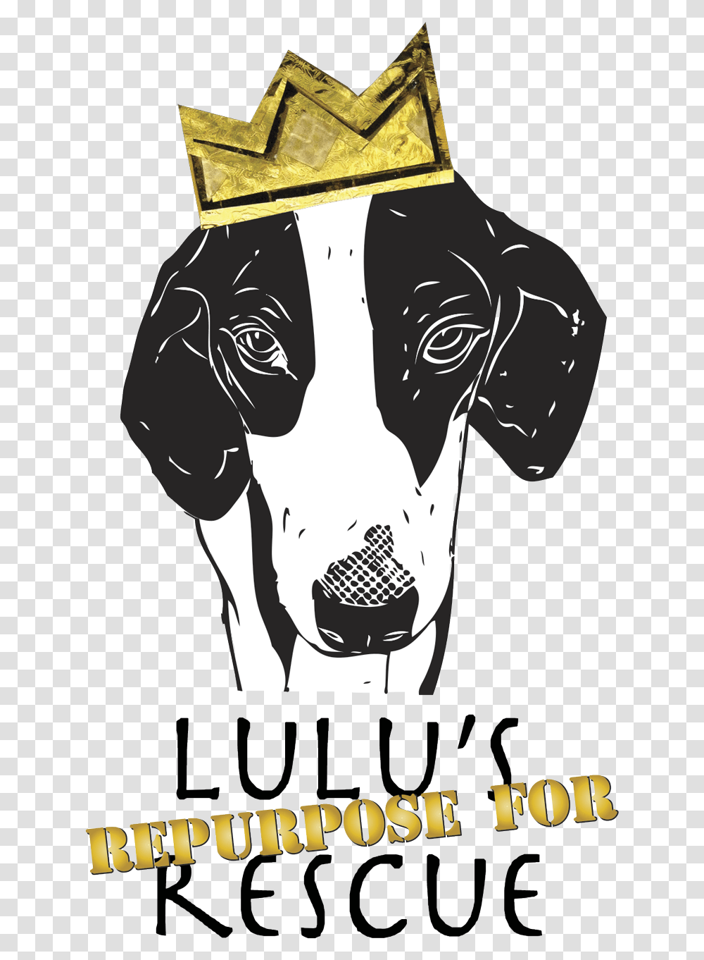 Lulu Repurpose For Rescue Poster, Advertisement, Mammal, Animal, Stencil Transparent Png