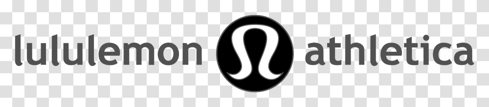 Lululemon Athletica Lululemon Logo Black And White, Number, Alphabet Transparent Png