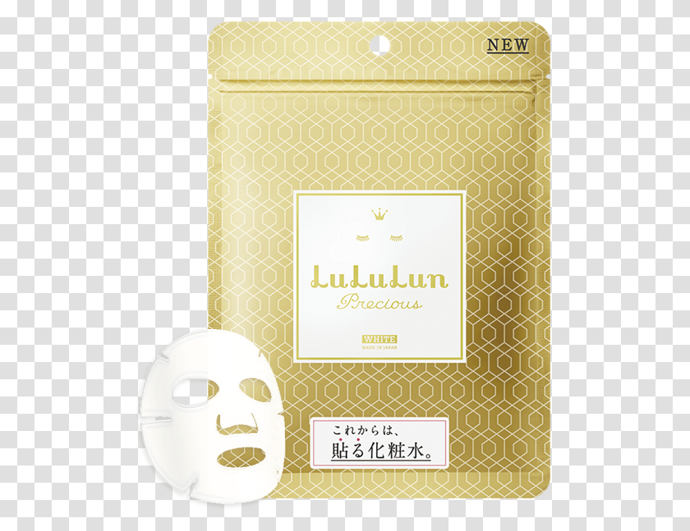 Lululun Japanese Mask Women's Moisturizing Mask Whole Illustration, Label, Advertisement, Poster Transparent Png