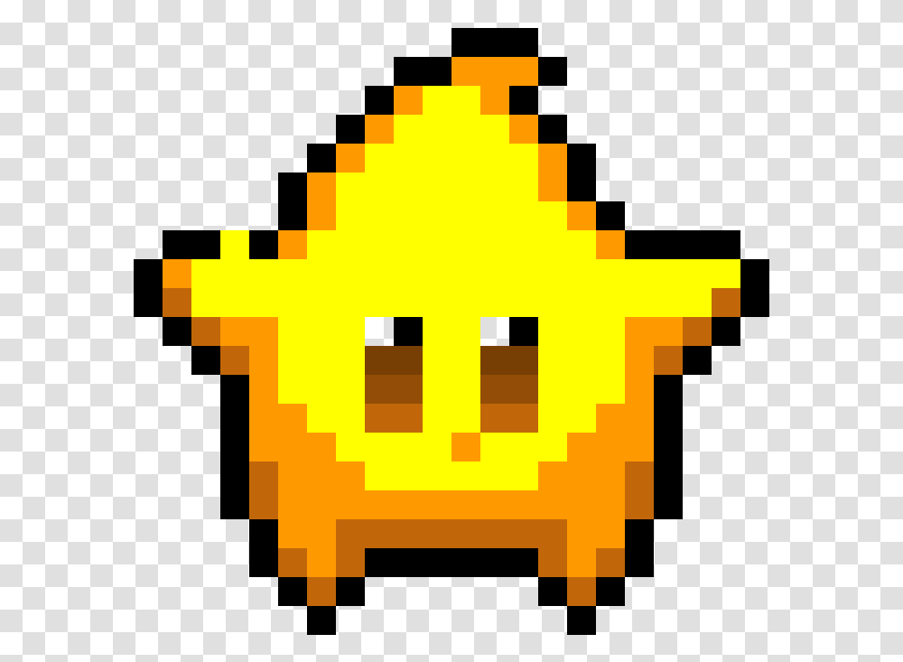 Luma From Super Mario Galaxy Super Mario Galaxy Pixel Art, Pac Man Transparent Png