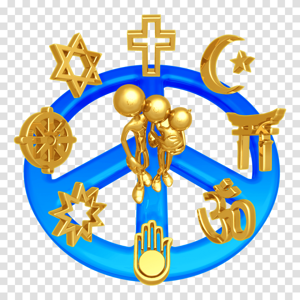 Lumaxart Human Family With World Religions, Gold, Emblem, Star Symbol Transparent Png