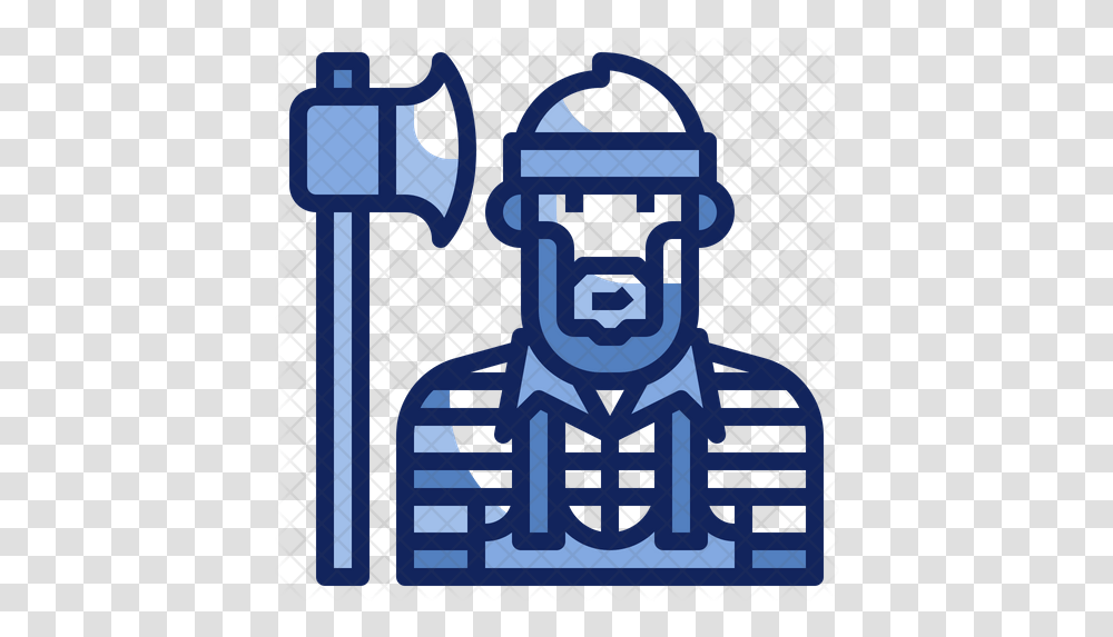 Lumberjack Icon Football Face Mask, Poster, Hand, Tool, Alphabet Transparent Png