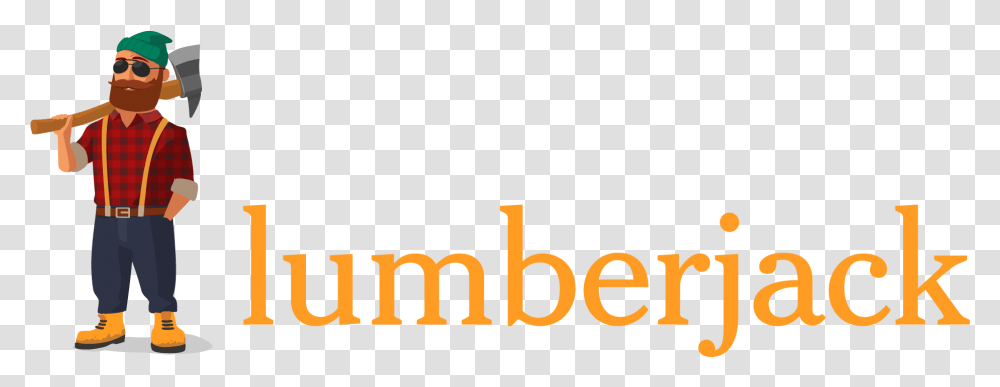 Lumberjack Logo City Of Lubbock Seal, Person, Alphabet, Word Transparent Png