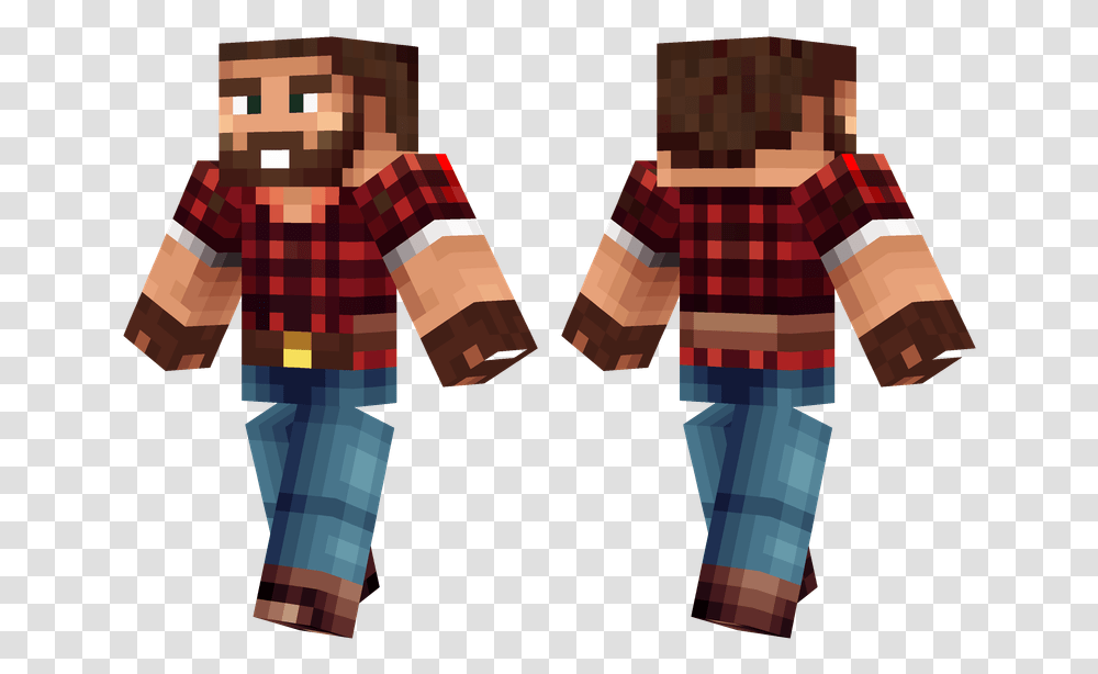 Lumberjack Minecraft Skin, Apparel, Costume, Table Transparent Png