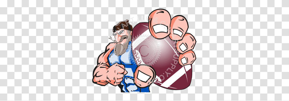 Lumberjack With Football, Hand, Comics, Book, Bowling Transparent Png