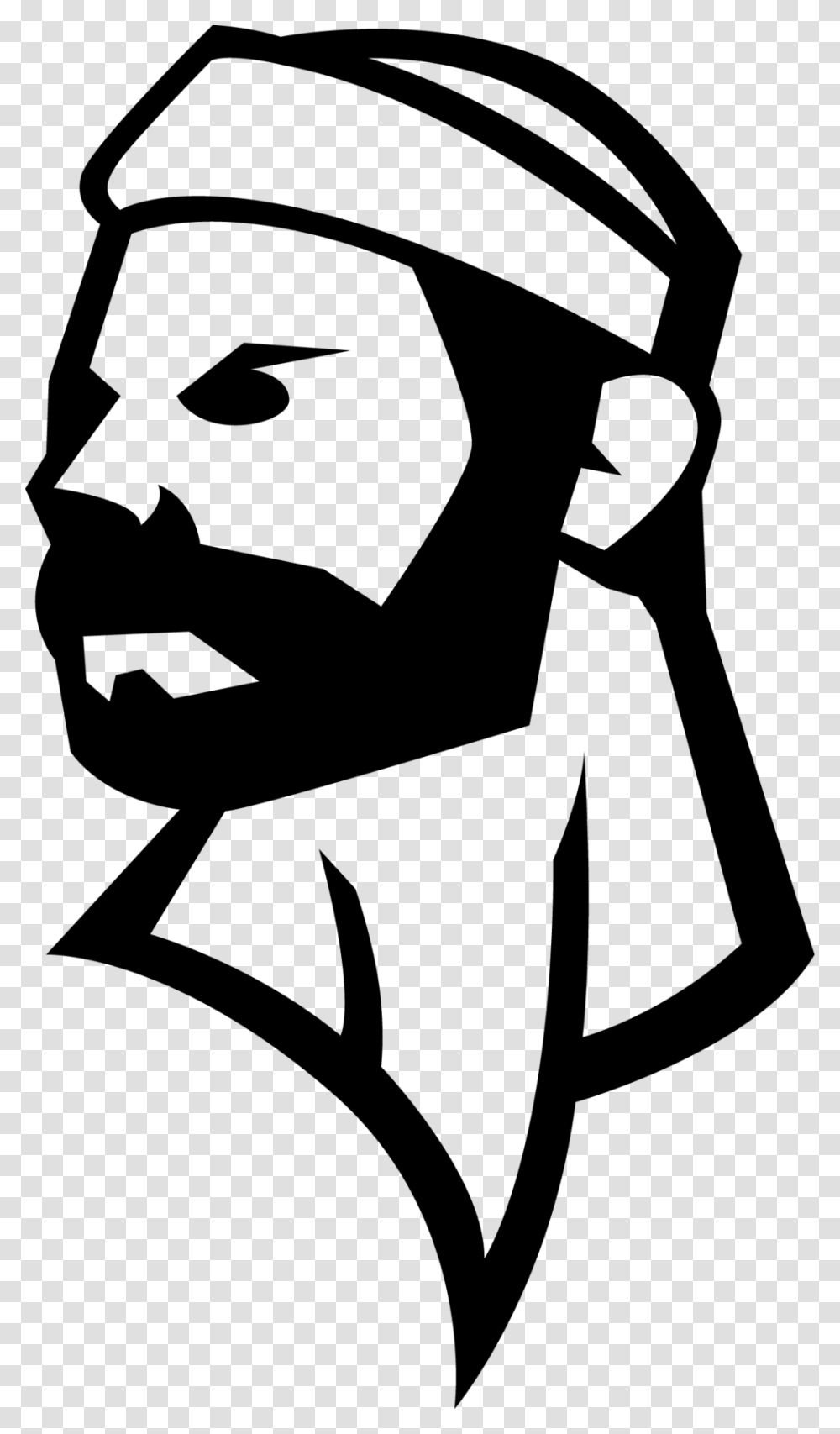 Lumberjacks Head Bw, Gray, World Of Warcraft Transparent Png