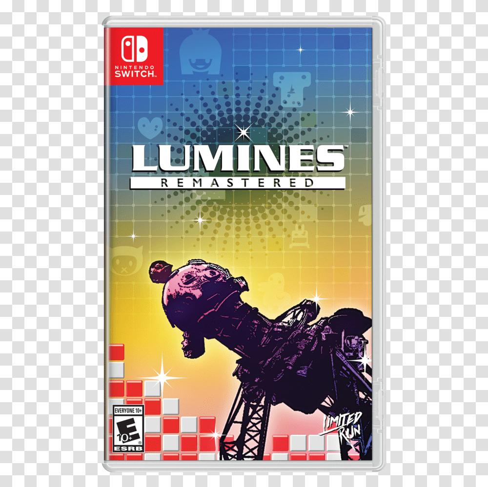 Lumines Remastered Nintendo Switch, Poster, Advertisement, Flyer, Paper Transparent Png