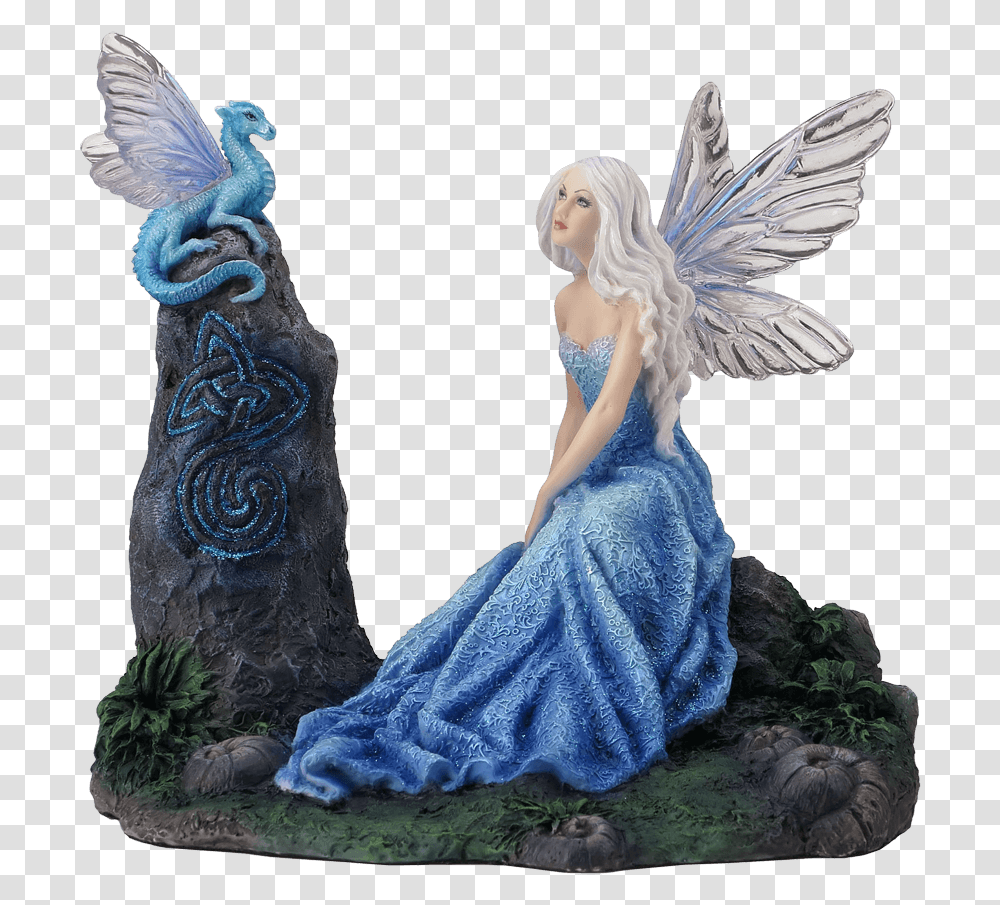 Luminescent Fairy Statue Statue, Figurine, Angel, Archangel Transparent Png