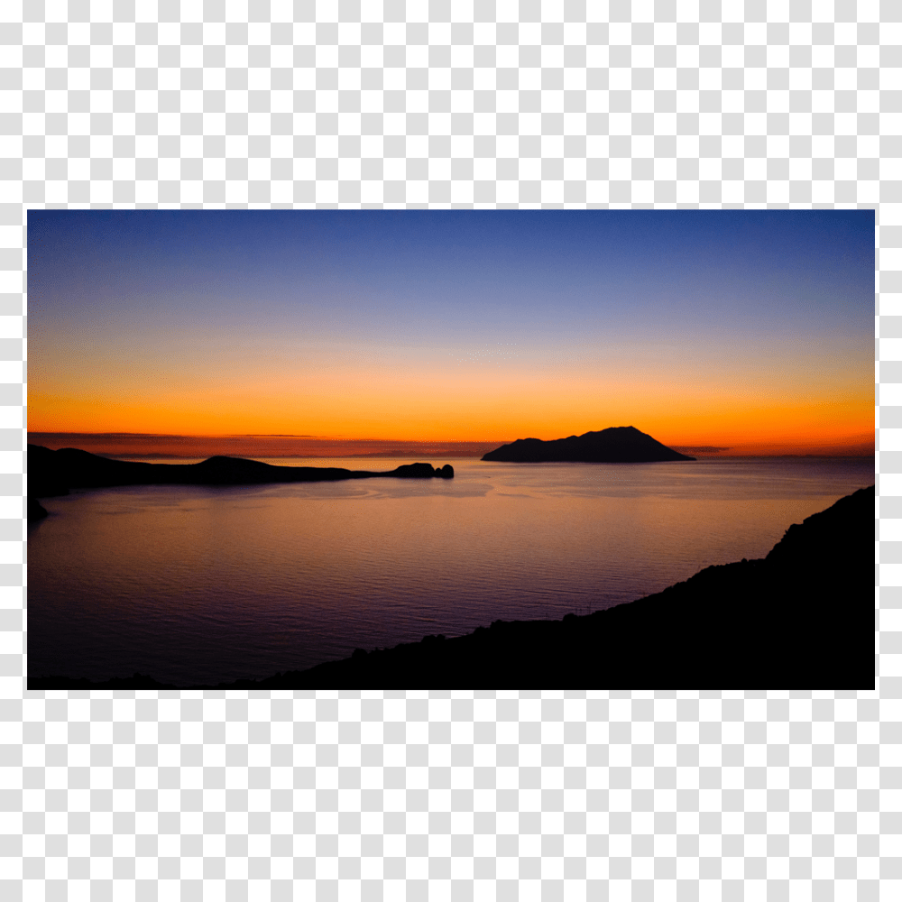 Luminous Horizon Sunset, Land, Outdoors, Nature, Shoreline Transparent Png
